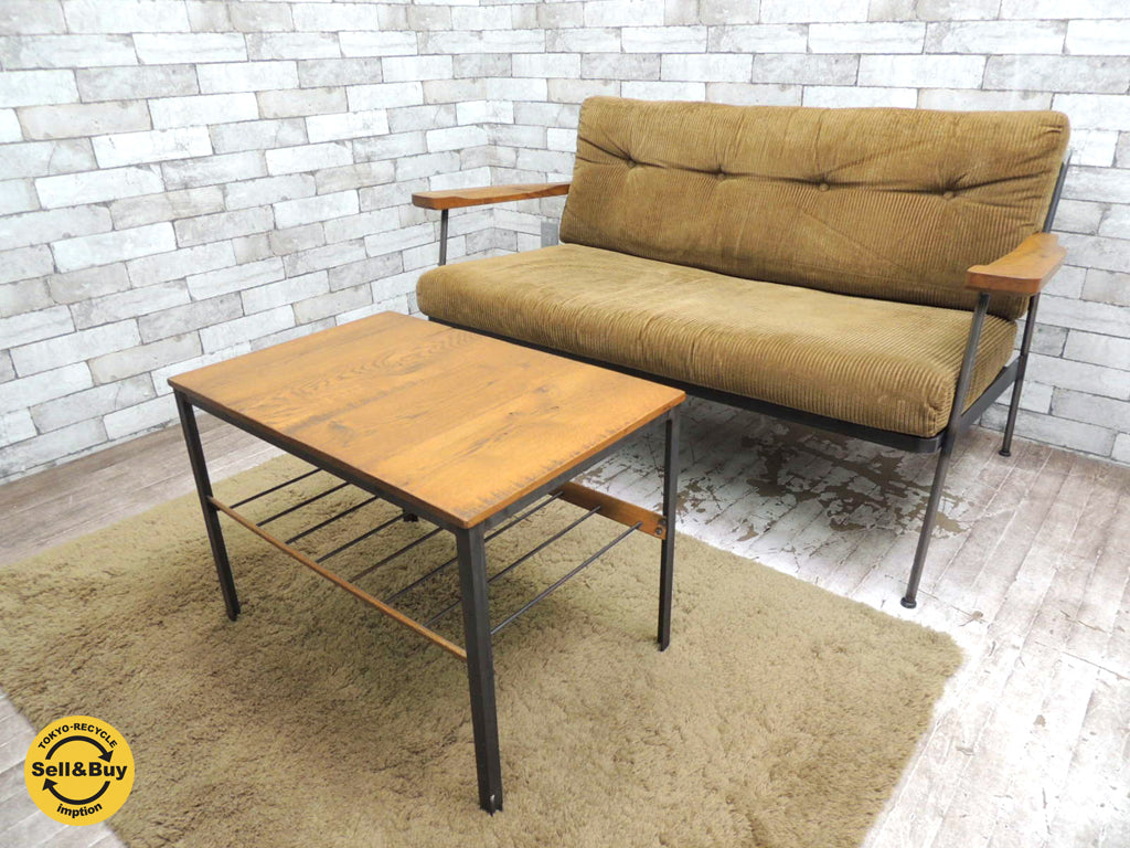 トラックファニチャー TRUCK FURNITURE HR SOFA 2-SEATER HRソファ & BOOMERANG SIDE TABLE ブーメランサイドテーブル & ラグマット　中古品 買い取りしました。祖師谷大蔵店 出張買取もお任せ下さい。