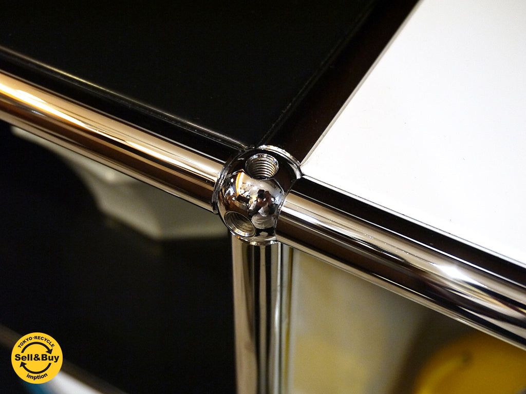 ハラーシステム USM Haller USMモジュラーファニチャー キャビネット BK&WHコンビ エクステンションシェルフ ～お部屋にハラーシステムという選択肢～ 【 買取と販売とレンタルのお店 】