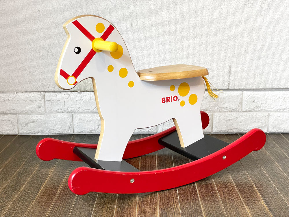 ブリオ BRIO 130周年記念 ロッキングホース 木馬 スウェーデン  中古品  買い取りしました。