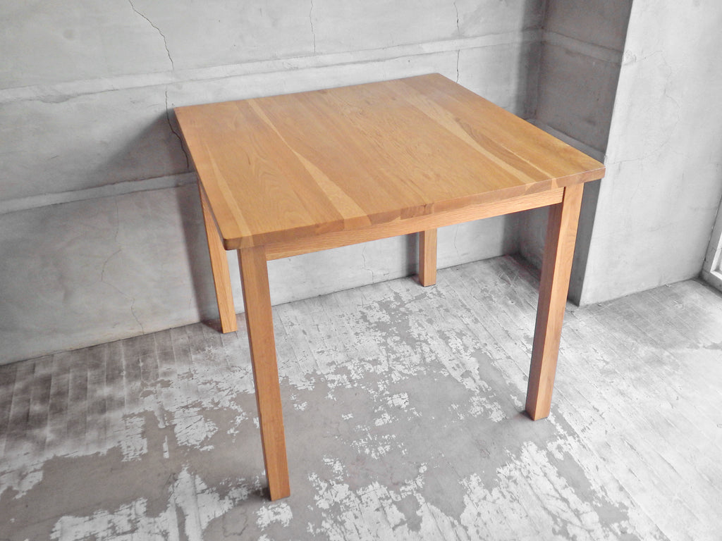 無印良品 MUJI オーク材 ダイニングテーブル 正方形 幅80cm 中古品 買い取りしました。
