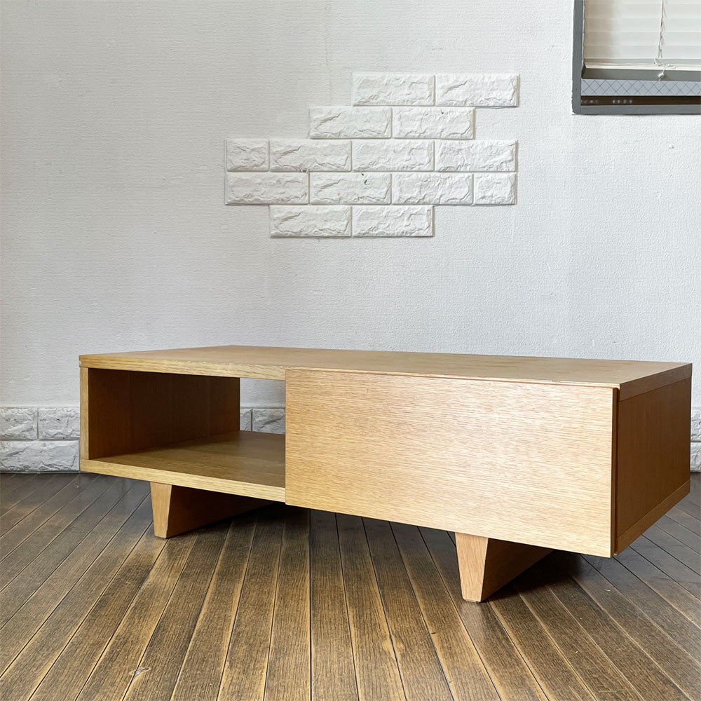 【経堂店】ウニコ unico コルソ CORSO オーク材 AVボード ローボード 抽斗1杯 W100cm 廃番 買取させていただきました。