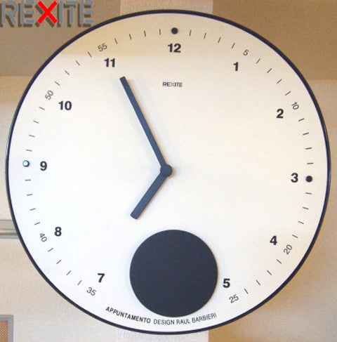 革新的なモダンデザイン～REXITE（レキサイト）振り子時計 ウォールクロック APPUNTAMENTO ～RaulBarbieri【買取＆販売＆レンタル】