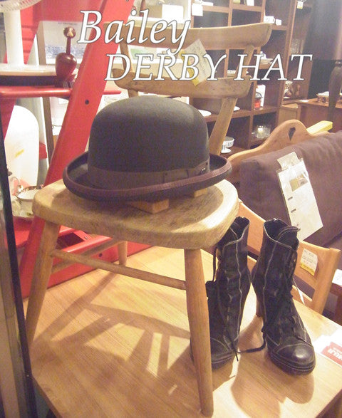 おとなカッコイイ～Bailey ベイリー ハリウッド DERBY HAT ボーラー ハット 【買取＆販売＆レンタル】