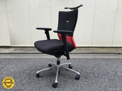 "OKAMURA/オカムラ"Feego(フィーゴ)肘付ローバックチェア～使えるワーカーチェア【買取と販売とレンタルのお店】