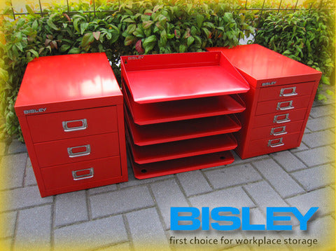 クイーンズアワードを称えたイギリスNo.1の生産規模を誇る老舗スチールメーカー! BISLEY / ビスレー " BASIC＆PLUSシリーズ " 機能的デザインの元祖デスクキャビネット&廃番レターラック 入荷!!