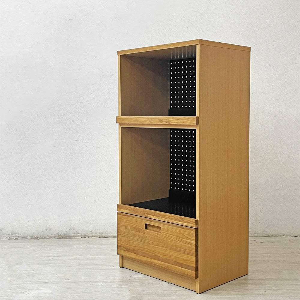 【祖師ヶ谷大蔵店】ウニコ unico ヒュッテ HUTTE キッチンボード レンジボード オーク無垢材 ナチュラルデザイン W60cm  買取させていただきました。