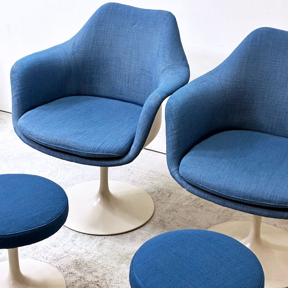 【祖師ヶ谷大蔵店】ノル Knoll ビンテージ チューリップ アームチェア ダイニング エーロ・サーリネン Eero Saarinen FRP ファブリック張込み スペースエイジ ミッドセンチュリー ×2脚 買取させていただきました。
