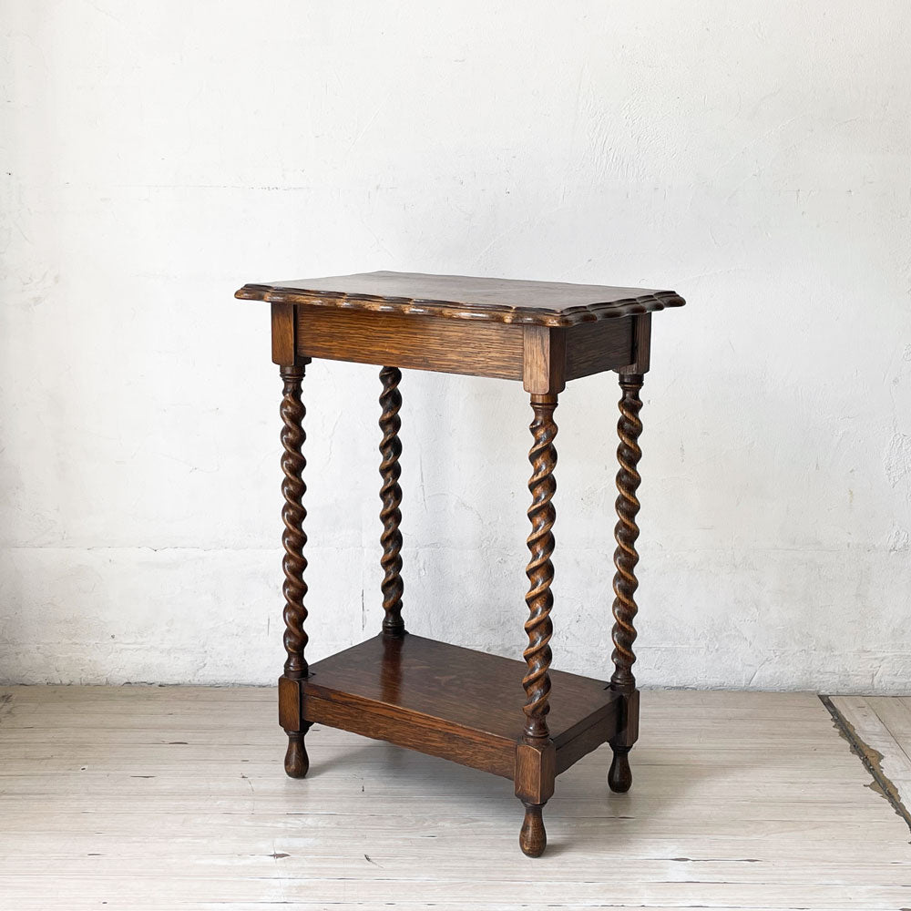 【下北沢店】UK アンティーク サイドテーブル オーク 楢 木製 オケージョナルテーブル イギリス 英国家具 買取させていただきました。