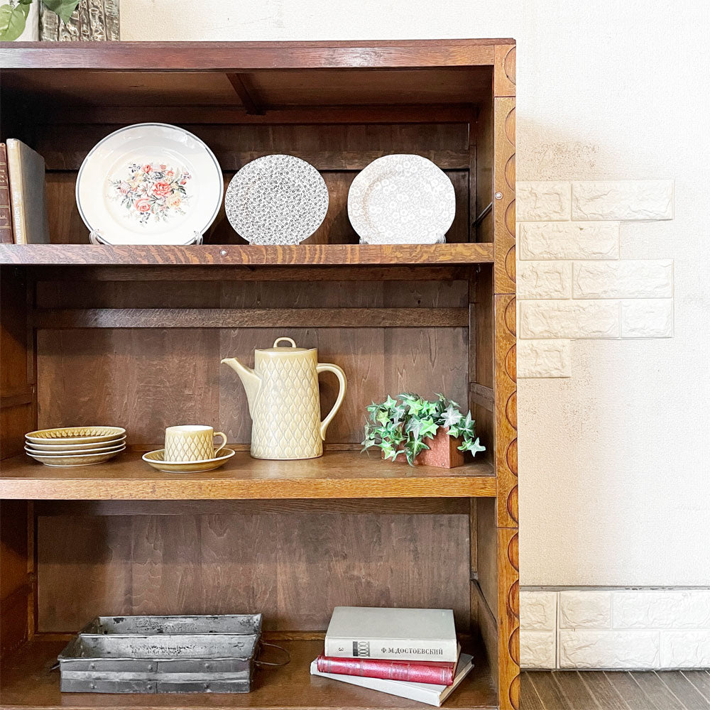 日本楽器会社 ヤマハ YAMAHA 木製 スタッキングシェルフ 本棚 飾り棚 3段 昭和レトロ ジャパンビンテージ 古家具 ～「なんとなく気になる」と、よく言われます～