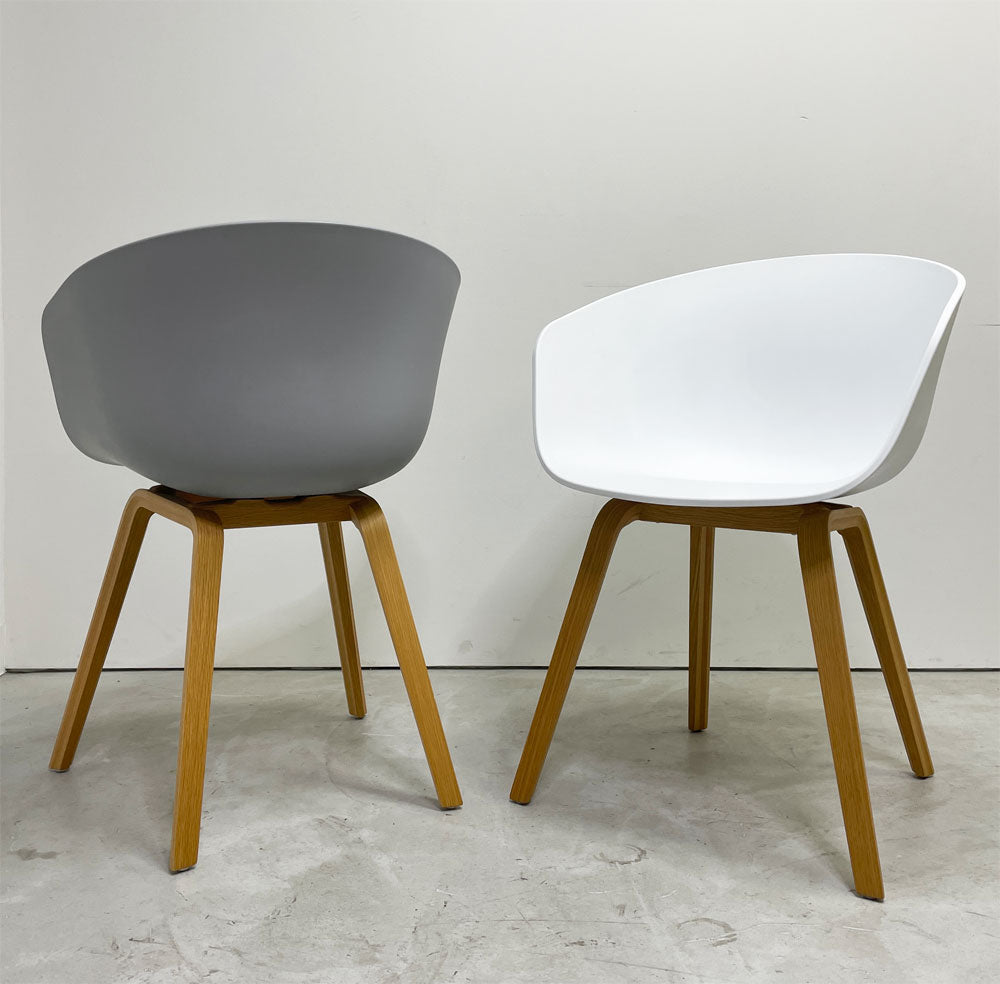 【祖師ヶ谷大蔵店】ヘイ HAY アバウト ア チェア ABOUT A CHAIR AAC22 アームチェア ダイニングチェア ヒー・ウェリング 北欧モダン デンマーク 計2脚 買取させていただきました。
