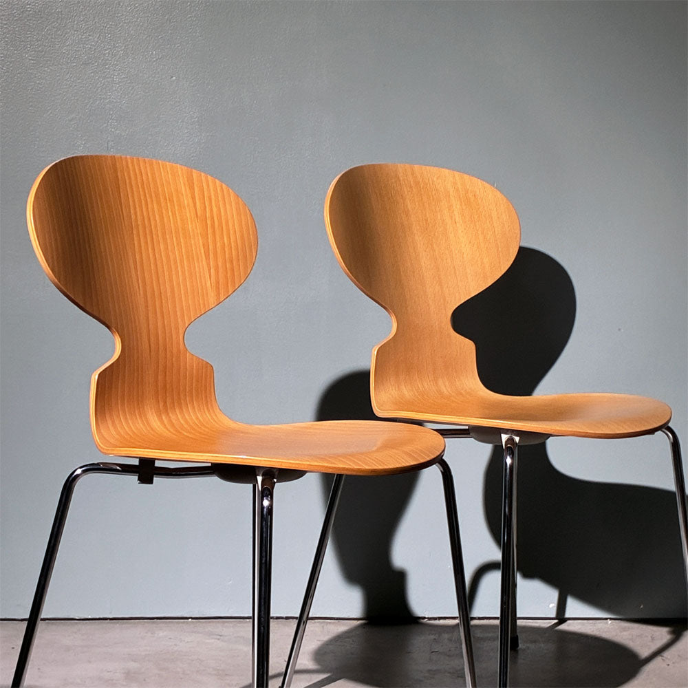 フリッツハンセン Fritz Hansen アントチェア 4本脚 ナチュラルビーチ ラッカー アルネ・ヤコブセン 北欧家具～シンプル。故に唯一無二。～