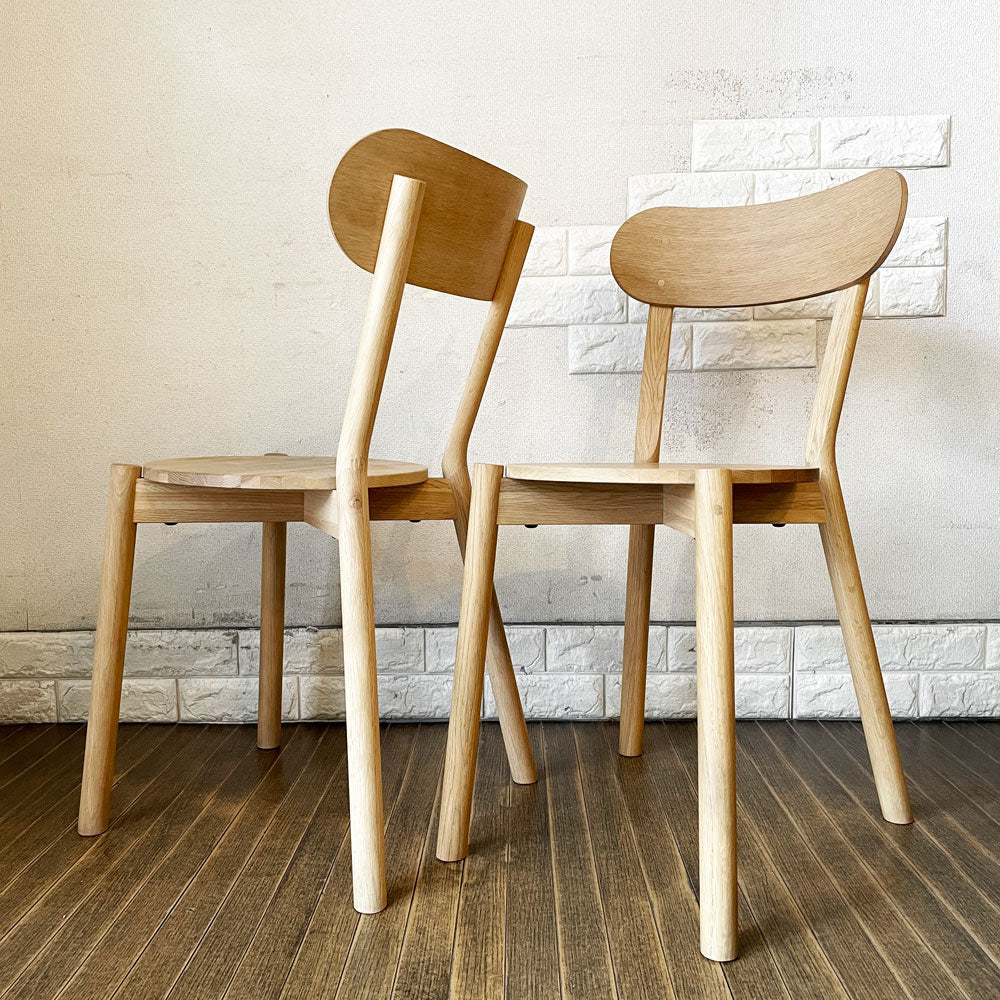 【経堂店】カリモクニュースタンダード KARIMOKU NEW STANDARD キャストールチェア CASTOR CHAIR ダイニングチェア PURE OAK 板座 スタッキング BIG-GAME 計2脚 買取させていただきました。