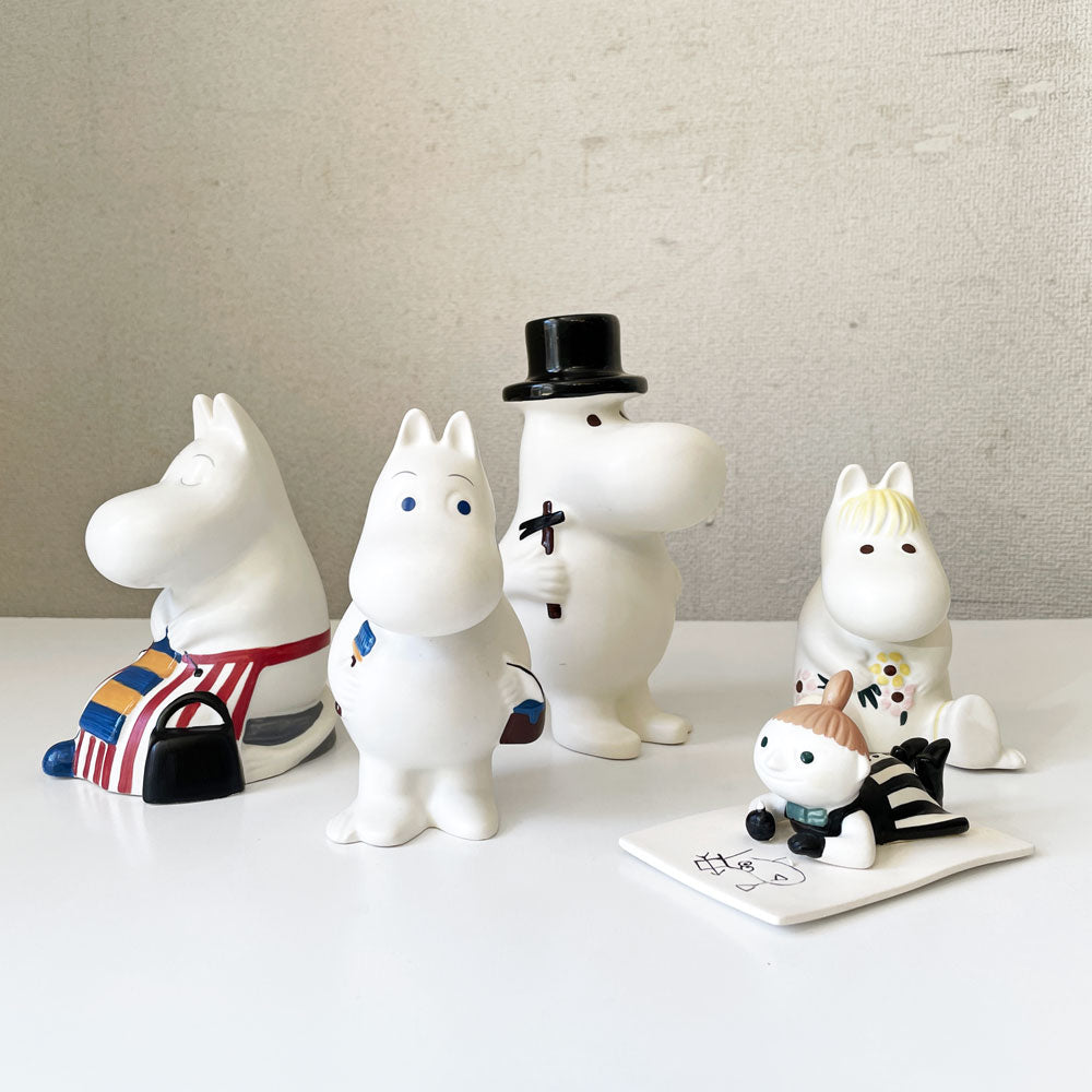 【経堂店】アラビア ARABIA ムーミンフィギュア MOOMIN 陶器人形 フィンランド 北欧雑貨 旧ロゴ 廃番 計5点 買取させていただきました。