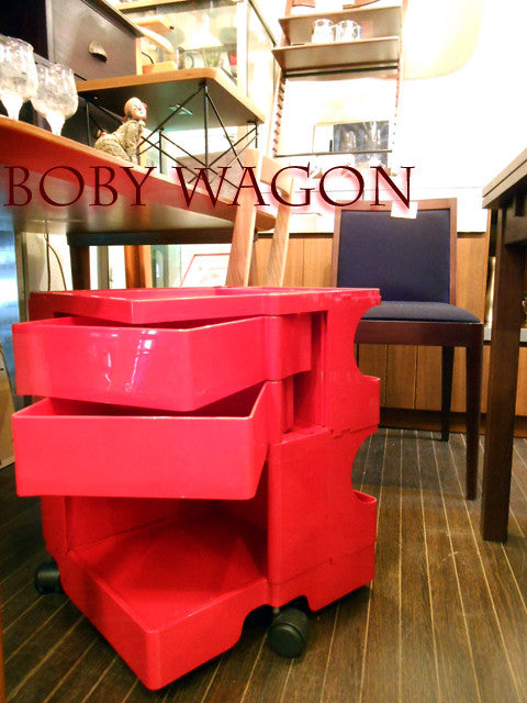 おしゃれで楽しいワゴンは～Boby Wagon ボビーワゴン 2段2トレイ ジョエ・コロンボ BIEFFEPLAST PADOVA社 【買取＆販売＆レンタル】