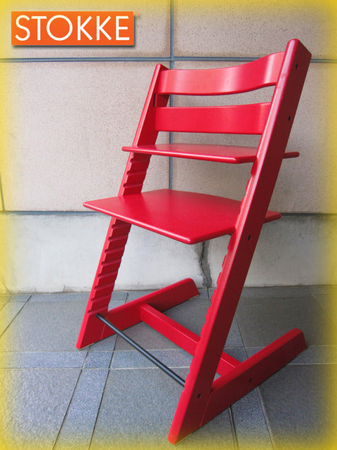 デザイン先進国ノルウェー発の世界的ロングセラー STOKKE A.S / ストッケ社 『 TRIPP TRAPP / トリップトラップ  』新型レッドカラー 入荷！！