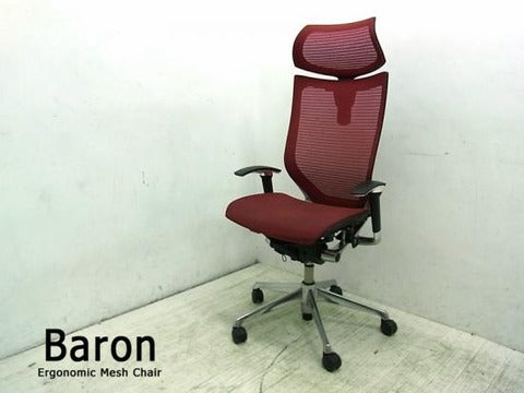 先進の人間工学が生み出す快適な座り心地 ～OKAMURA/オカムラ バロン オフィスチェア エクストラハイバック【買取と販売とレンタルのお店】