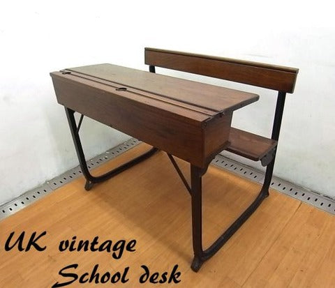 英国の風土香る～60-70s UKビンテージ スクールデスク チェア【買取と販売とレンタルのお店】