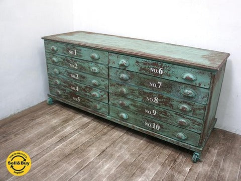 SPICE/スパイス アイアンチェスト Garage Iron 10 Drawer インダストリアル ～ 例えばお気に入りのジーンズのように【買取と販売とレンタルのお店】