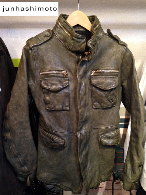 Adultな本質と適度な面白さ～jun Hashimoto ゴートレザージャケット M65 オリーブ 3号 山羊【買取＆販売＆レンタル】