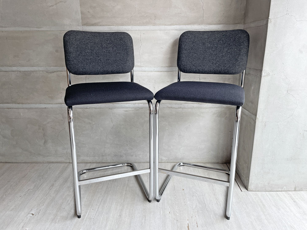 ノルスタジオ Knoll Studio ブロイヤーコレクション Breuer Collection チェスカスツール CESCA STOOL ハイタイプ マルセル・ブロイヤー 2脚 中古品 買い取りしました。
