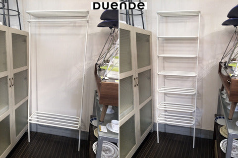 デュエンデ DUENDE ウォールラック & ウォールハンガー WALLRACK & WALL HANGER ホワイト ～ あなたの空間はまだまだオシャレになります♪ 【買取と販売とレンタルのお店】