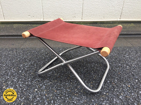 ニーチェアエックス NychairX オットマン スツール 赤茶系 新居猛デザイン ～ 座り心地・手頃な価格・実用性...3拍子揃ったプロダクトアイテム。 【買取と販売とレンタルのお店】