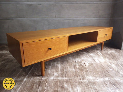 CHROLOS クロロス KOTTE コッテ シリーズ チーク材 Rose Catch ローズキャッチ AVボード ～ チークとローズウッドのコントラストが目を惹く北欧デザイン ♪【買取と販売とレンタルのお店】