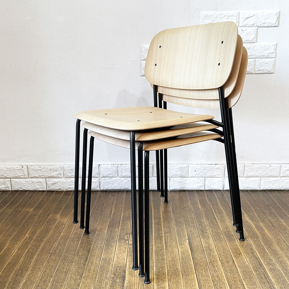 【経堂店】ヘイ HAY ソフトエッジ SOFT EDGE 40 ダイニングチェア オーク材 ナチュラル スチール スタッキング イスコス・ベルリン 北欧 デンマーク 計３脚 買取させていただきました。