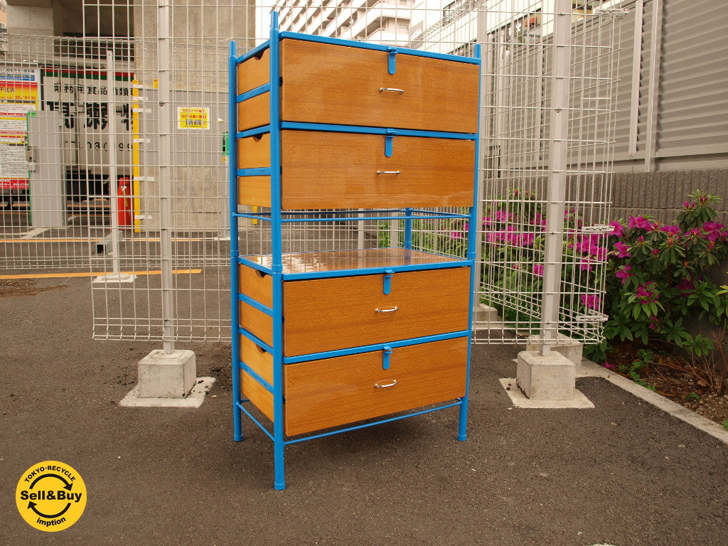MARINA MILITARE スタッキング チェスト ブルーフレーム 木製チェスト イタリア軍  買い取りしました。下北沢店 出張買取もお任せ下さい。