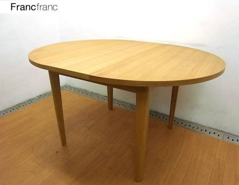 世の中まるーくかしこく～Franc franc フランフラン EXダイニングテーブル 伸縮テーブル【買取＆販売＆レンタル】