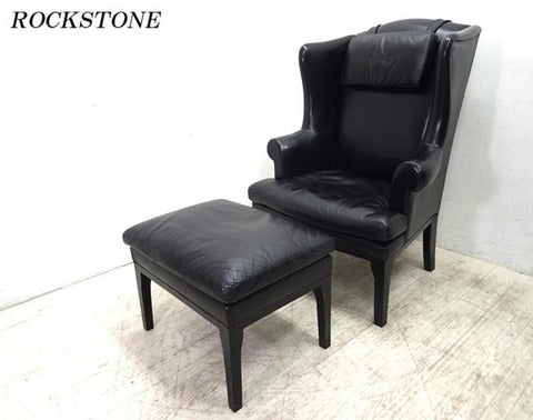 ロックストーン ROCKSTONE カポネ　KAPONEウィングバック ソファ　～高い技術が魅せる革張り・縫製【買取と販売とレンタルのお店】