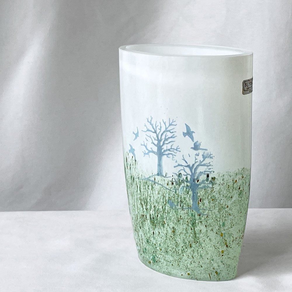 【用賀店】コスタボダ KOSTA BODA ガラス フラワーベース H14.7cm 花瓶 花器 ハンドメイド Kjell Engman 北欧 スウェーデン 買取させていただきました。