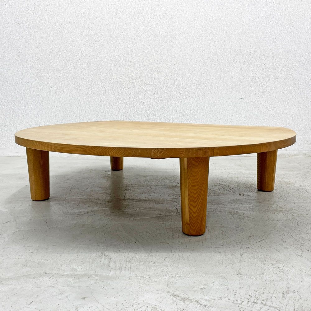 ナガノインテリア NAGANO INTERIOR J-calm KT058-5S 変形半円 LDテーブル ～不完全な「和」の円卓～