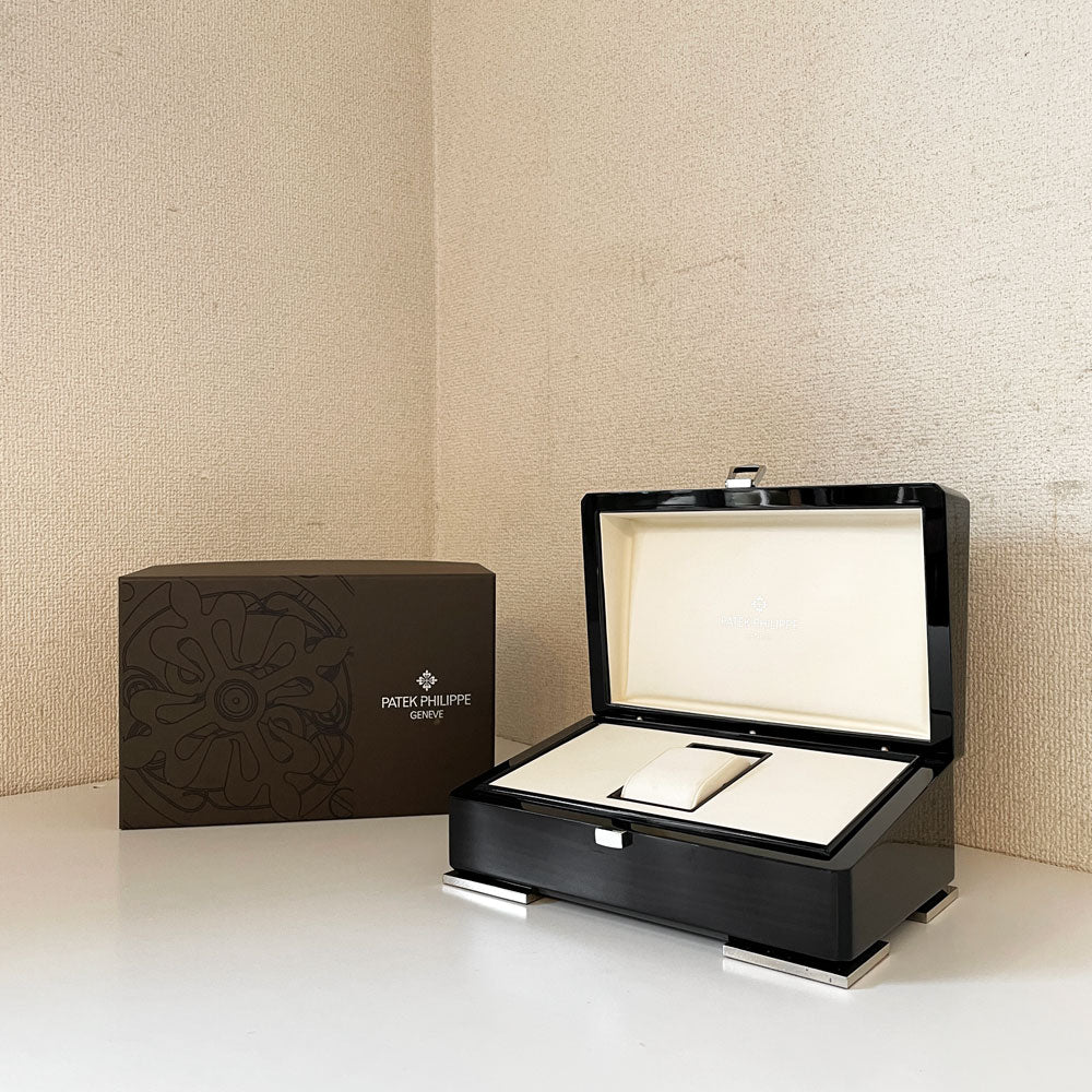 【経堂店】パテックフィリップ PATEK PHILIPPE 腕時計ケース ウッドボックス 保存箱 純正 W23cm 冊子＆外箱付 スイス 買取させていただきました。