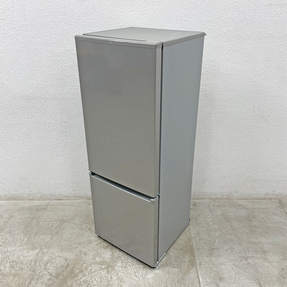 【登戸BASE店】アクア AQUA 2022年製 ノンフロン冷凍冷蔵庫 2ドア ボトムフリーザー 201L ブラッシュシルバー色 AQR-20M(S) 参考定価約73,700円 買取させていただきました。