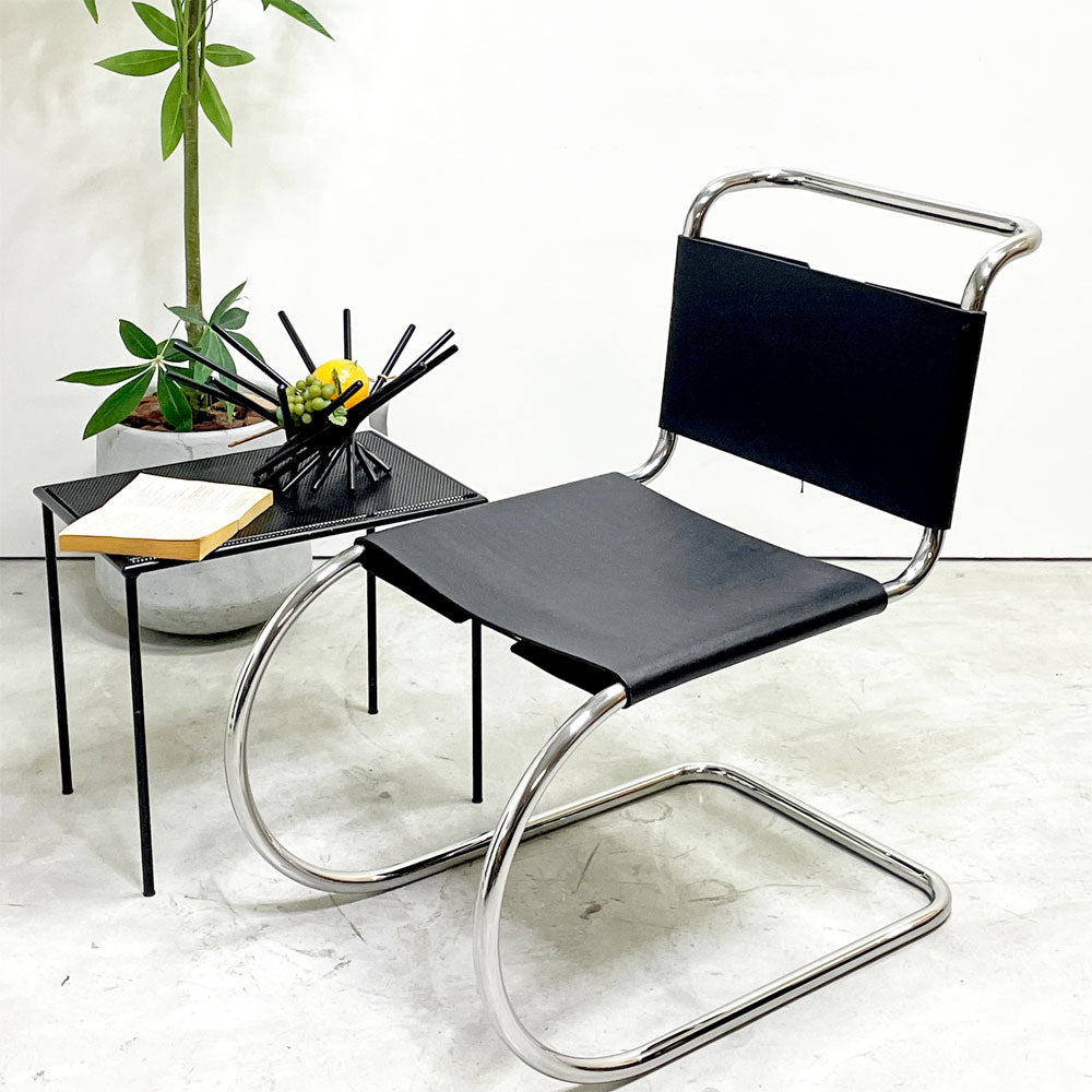 ノル Knoll ミースファンデルローエコレクション Mies van der Rohe Collection MRサイドチェア MR SIDECHAIR カンチレバーチェア カウハイド～完成された椅子～