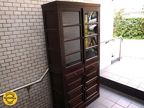 松本民芸 K-Ⅱ 書棚 飾り棚 キャビネット ミズメザクラ ～ 確かな品を感じる家具【買取と販売とレンタルのお店】