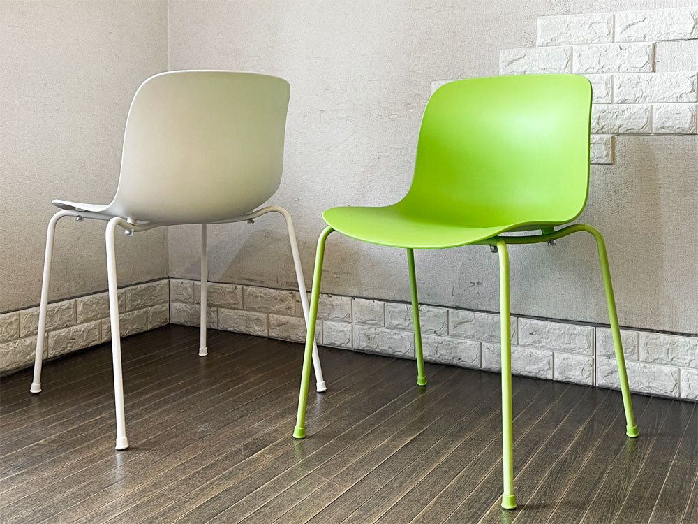 マジス MAGIS トロイ 4レッグス TROY 4-legs ダイニングチェア スタッキングチェア ポリプロピレン グリーン & ホワイト マルセル・ワンダース イタリア 定価￥62,700-  中古品  買い取りしました。