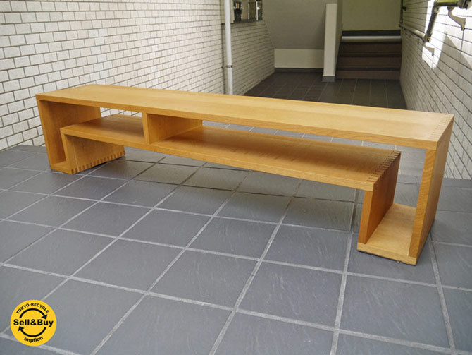 アボード abode ショウジ SHOJI オケージョナル テーブル Occasional Table Large ローテーブル AVボード オーク材 中古品 買い取りしました！ 自由が丘店 出張買取もお任せください。