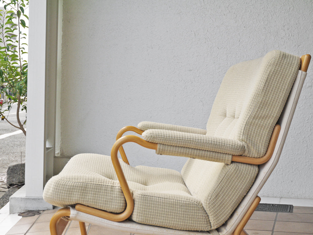 天童木工 Tendo ブルーノマットソン Bruno Mathsson M-0561WB イージーチェア 1シーター ソファ 両肘 ベージュ ～ 満たされる椅子 ～