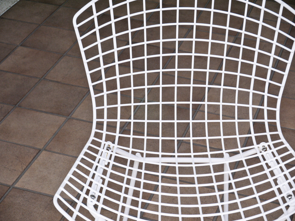 ノル Knoll 420 サイドチェア 420 Side chair ワイヤーチェア ホワイト ハリー・ベルトイア ミッドセンチュリー 名作椅子 定価￥107,800- ～ 空気の彫刻 ～