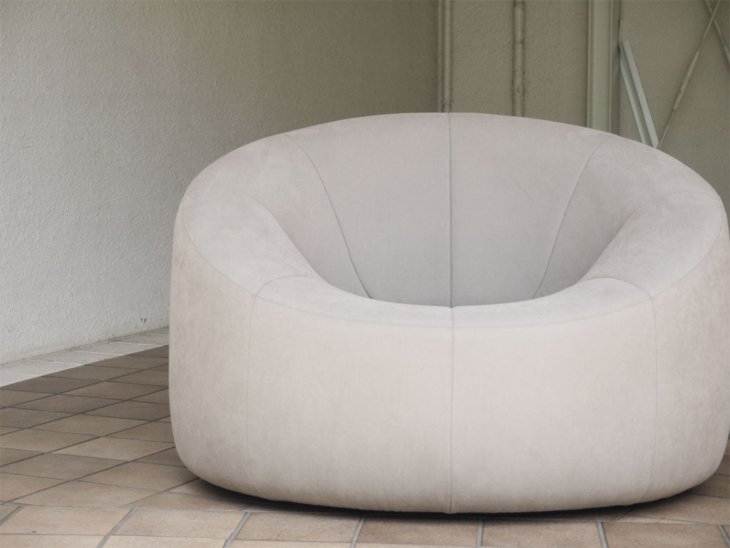 リーンロゼ ligne roset パンプキン PUMPKIN ソファ 1P PIERRE PAULIN グレー系カラーファブリック ～ かぼちゃのソファ。 ～