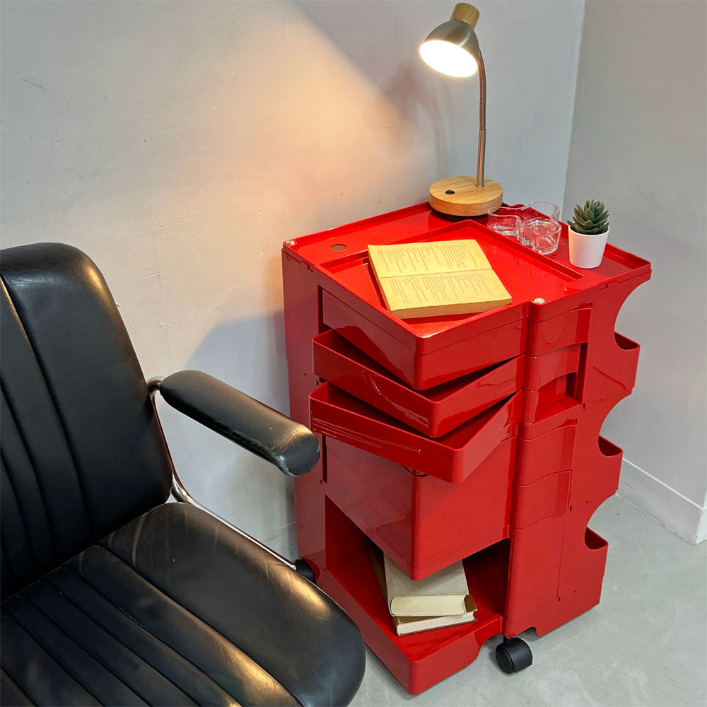 【祖師ヶ谷大蔵店】ビーライン B-LINE ボビーワゴン Boby Wagon 3段5トレイ キャスター付 レッド ジョエ・コロンボ イタリア 買取させていただきました。