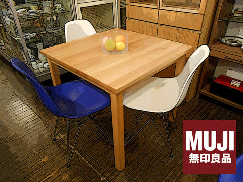 ◎経堂店綺麗ではなく、美しいテーブル～MUJI無印良品/無垢材テーブル（オーク）【買取と販売とレンタルのお店】