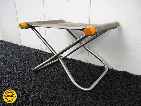 新居猛デザイン Nychair / ニーチェア X ・ オットマン 廃盤ブラックカラーキャンバス ～ GOOD DESIGN受賞やMoMAパーマネントコレクションにも選定される日本が誇るロングライフデザイン！