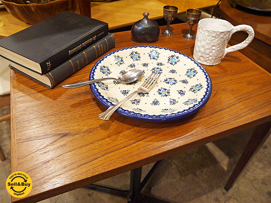 グリニッチ greeniche チーク材天板 オリジナル スタンダード カフェテーブル Xレッグ w60 ～フレキシブルなチーク材カフェテーブル。～ 【 買取と販売とレンタルのお店 】