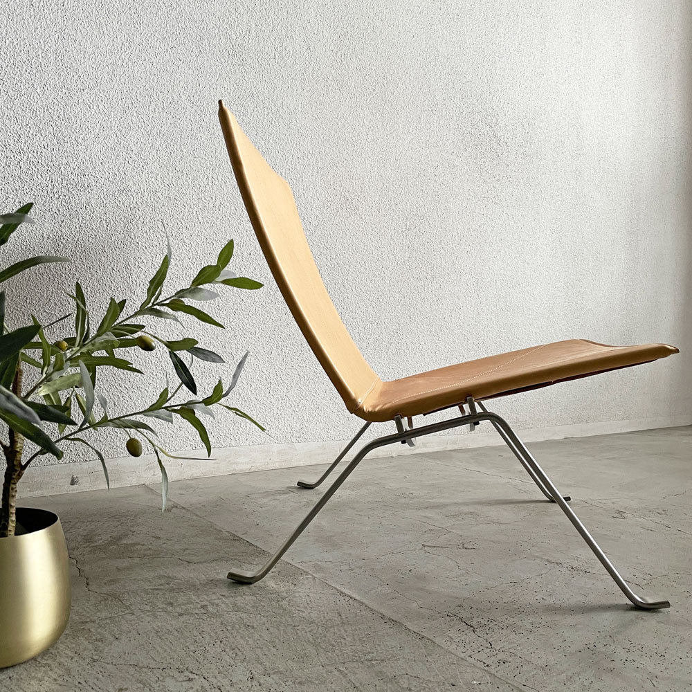 フリッツハンセン Fritz Hansen PK22 ラウンジチェア 本革 ピュアレザー ポール・ケアホルム 北欧家具 2023年限定モデル 定価￥855,800- 未使用保管品 ～ ありのままが美しい ～