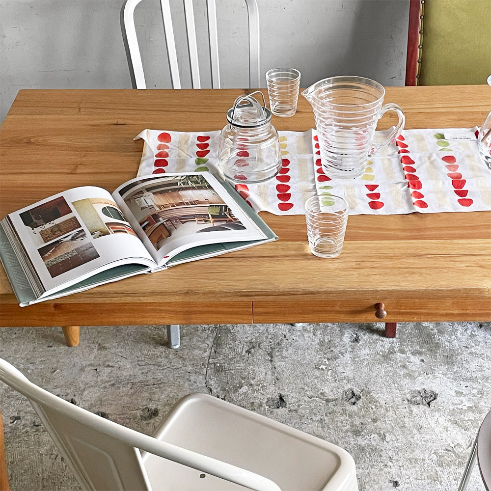 ハナレ木 HANALEGI フィールドテーブル Field table ダイニングテーブル オニグルミ材 W150cm ドロワー 挽き物脚 クラフトファニチャー ～自然体で豊かな暮らしに