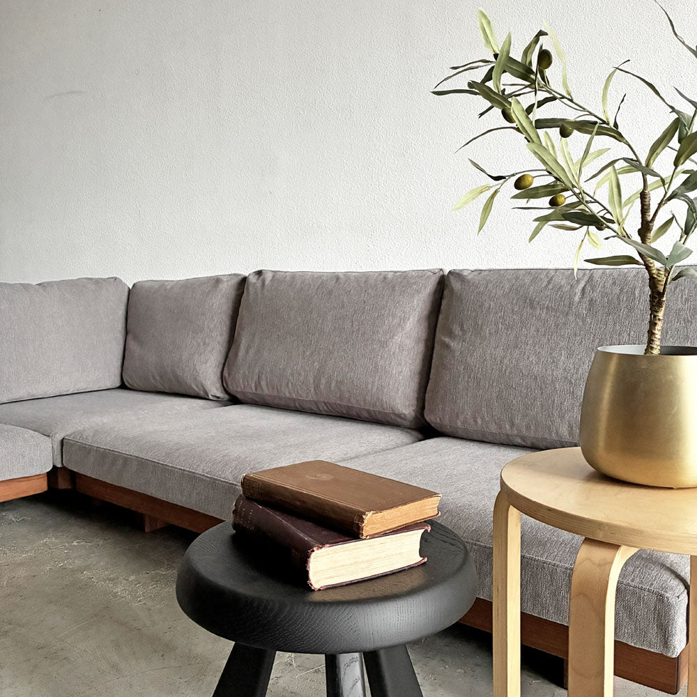 マスターウォール MASTERWAL デニッシュ DANISH SOFA コーナー＆2シーター140＆2シーター160ソファ ウォールナット無垢材 ファブリック 新品替えカバー付 ～ 不動の王道 ～
