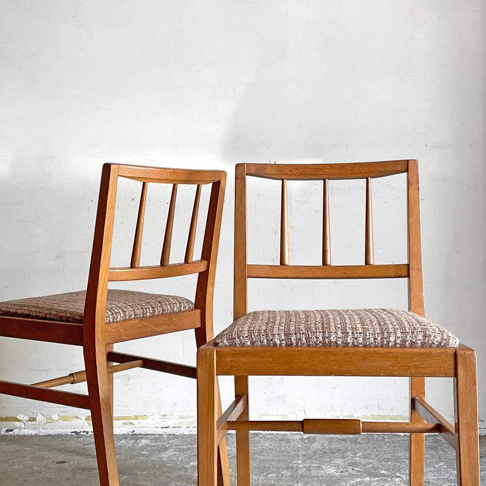 エベネゼルグーム Ebenezer Gomme ジープラン G-PLAN B629 ダイニングチェア オーク材 ファブリック UKビンテージ ～イギリス製でありながらも北欧デザイン。～